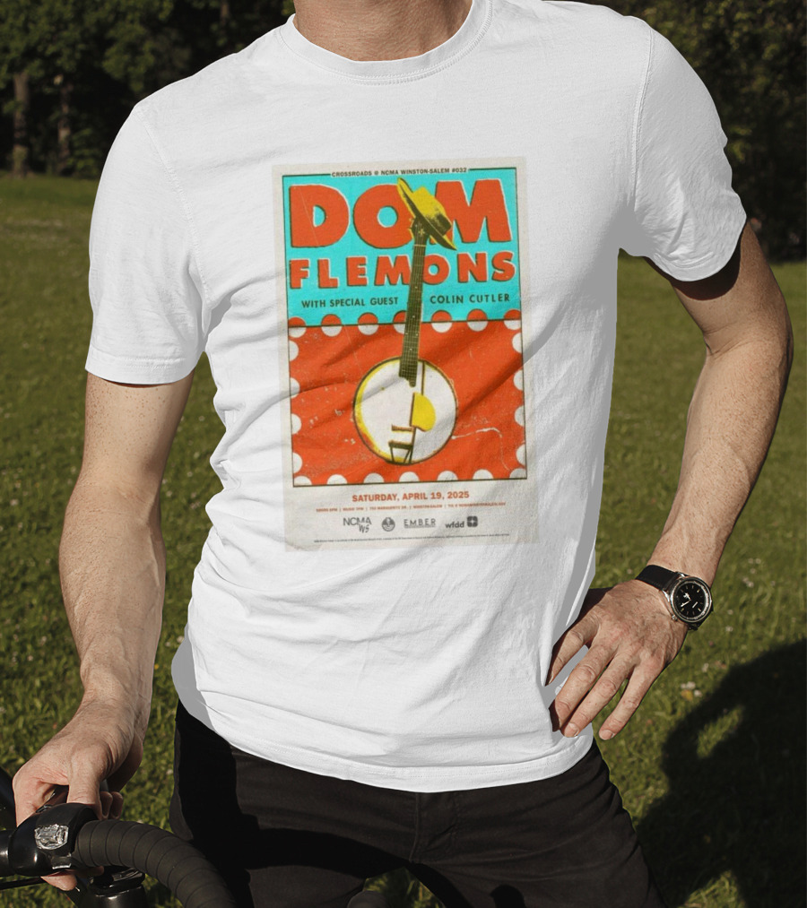 Dom Flemons With Special Guest Colin Cutler Crossroads NCMA Winston-Salem April 19 2025 T-Shirt