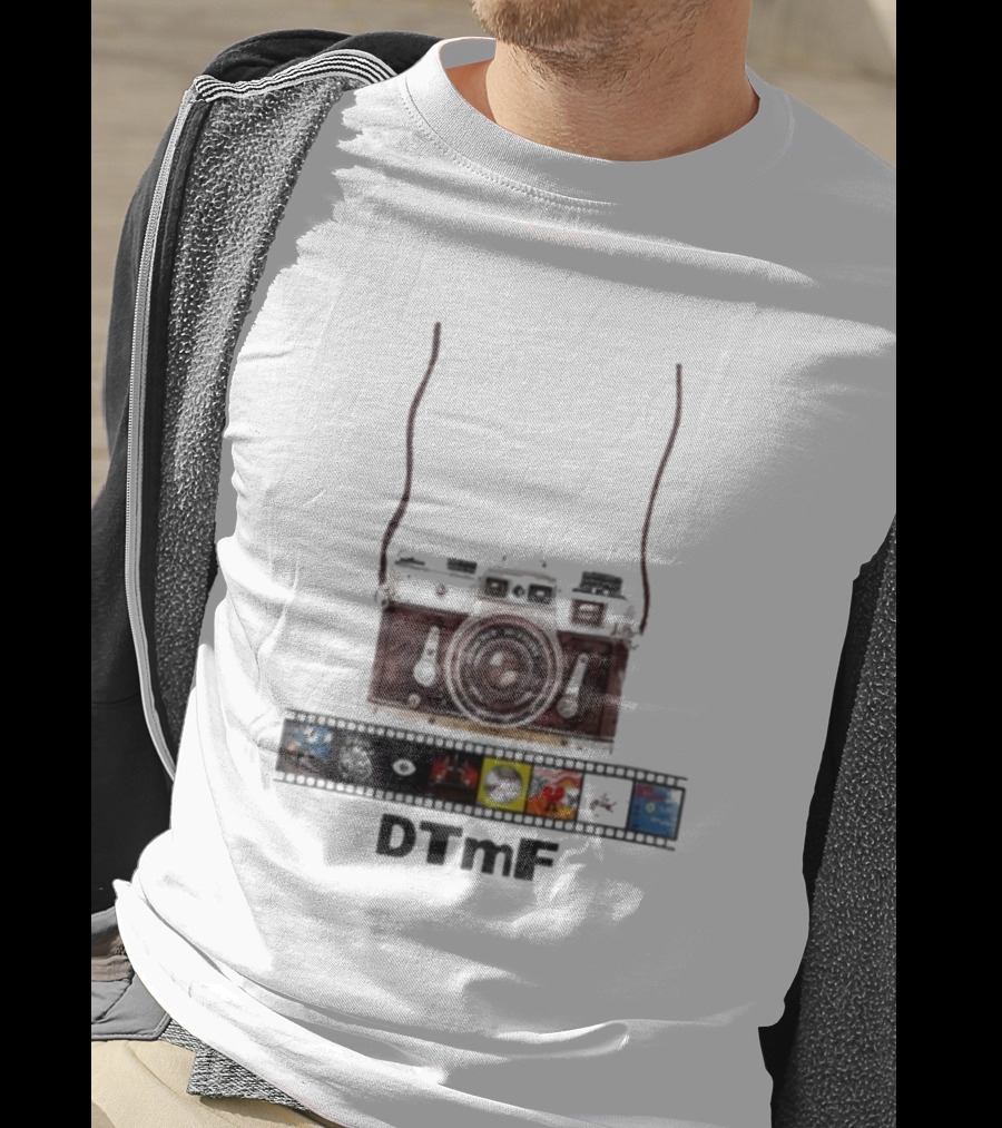 DTmF Camera Filmstrip Album 2025 Bad Bunny Signature T-Shirt