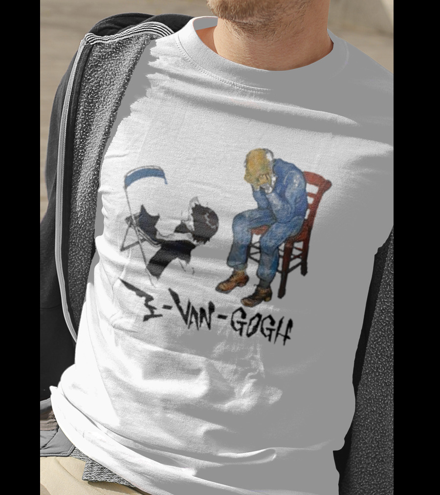 Evangogh Ikari Shinji And Gate Van Gogh Mashup T-Shirt