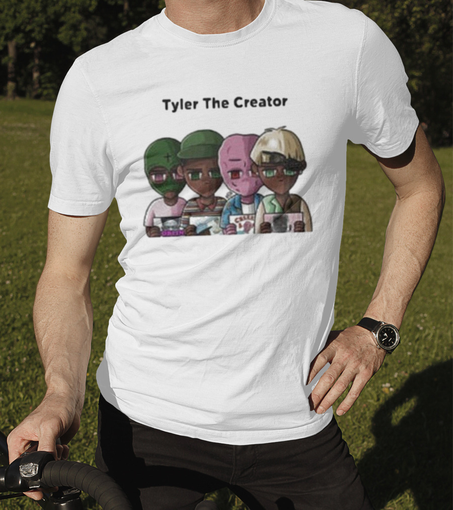 Evolution Tyler The Creator Flower Boy Goblin Wolf Cherry Bomb T-Shirt