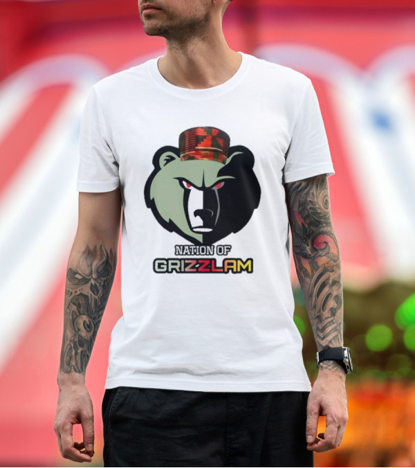 Premium T-Shirt: Feralrollypolly Grizzlam Bear Kufi Hat T-Shirt Feralrollypolly Grizzlam Bear Kufi Hat T-Shirt