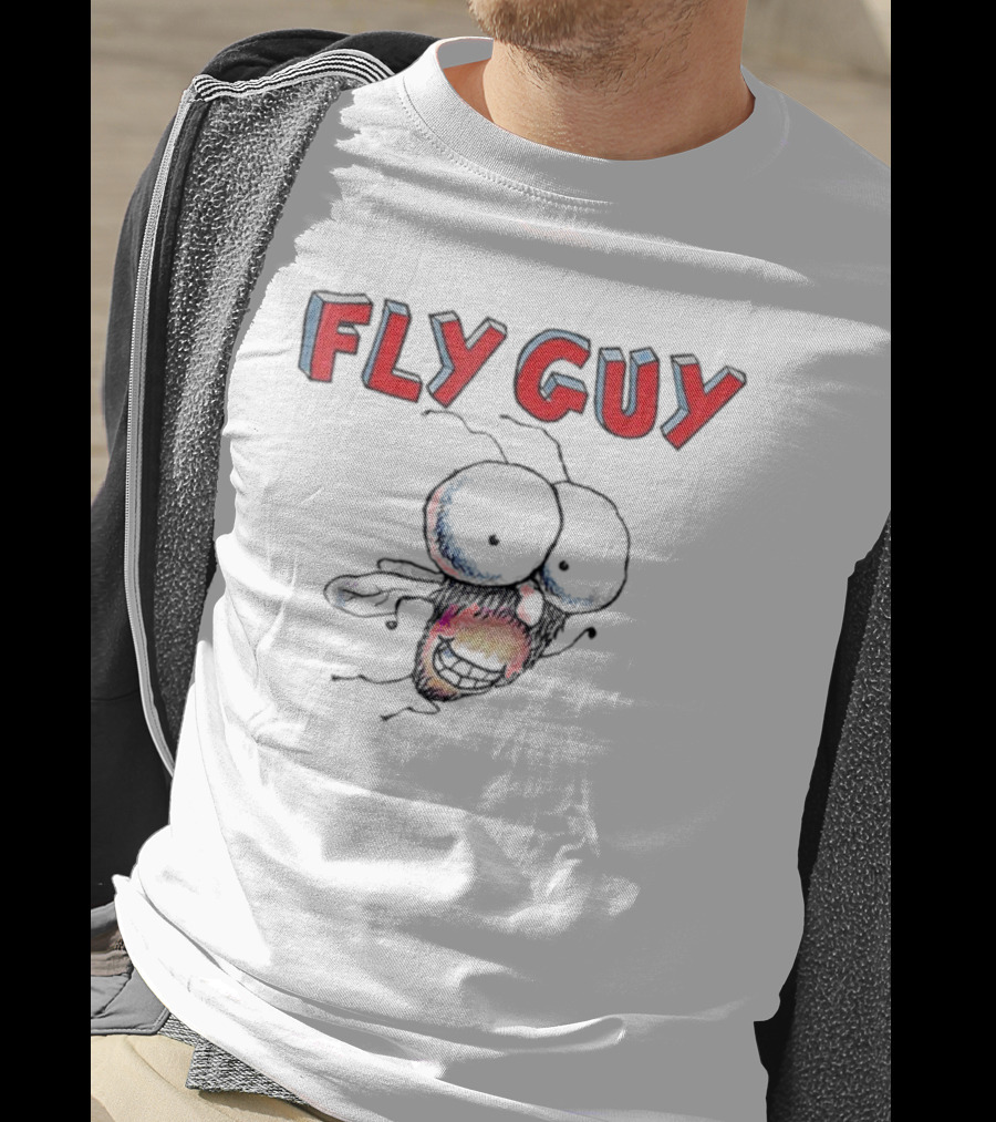 Fly Guy Kids Smile Face Meme T-Shirt