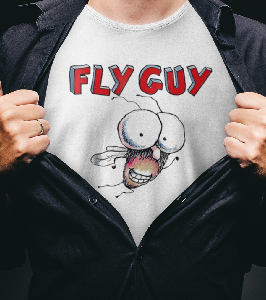 Fly Guy Kids Smile Face Meme T-Shirt