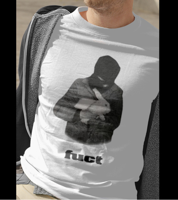 Fuct Robber Holding Rabbit Kill People Not Animals T-Shirt