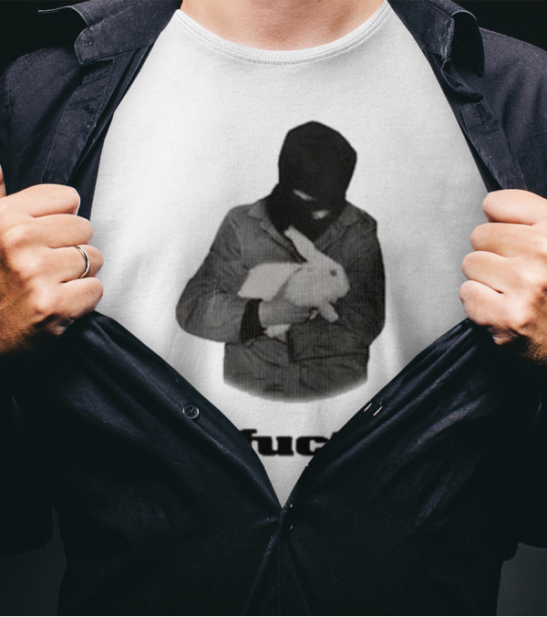 Fuct Robber Holding Rabbit Kill People Not Animals T-Shirt