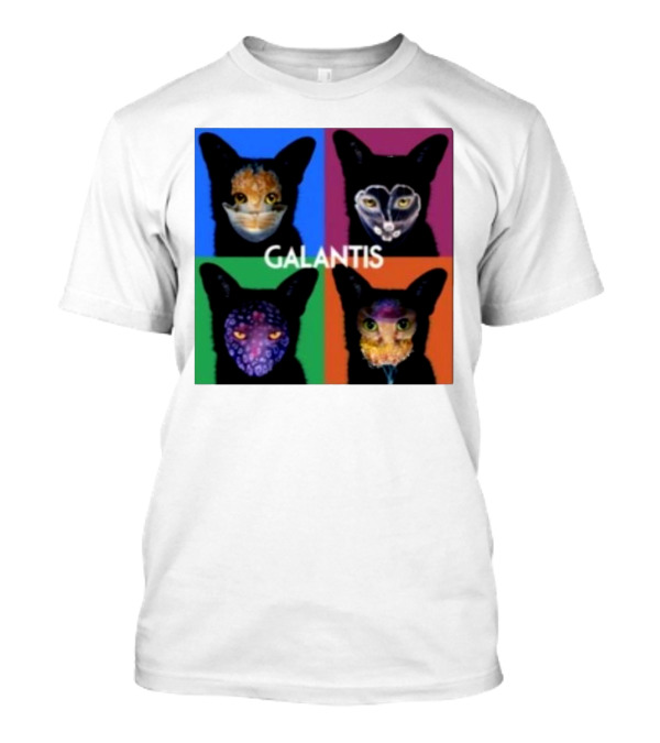 Galantis 4x Seafox Colorful Pop Art Quadrant T-Shirt