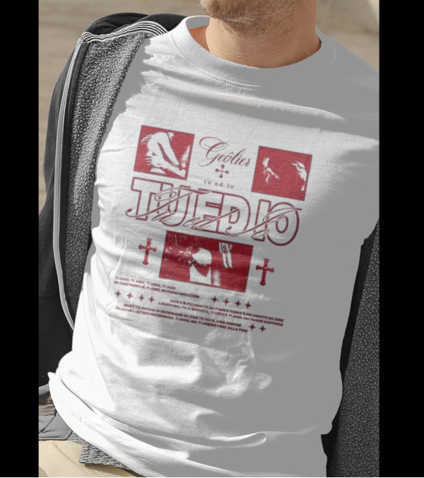 Tu Ed Io Geolier Iconic Visual Elements And Text T-Shirt