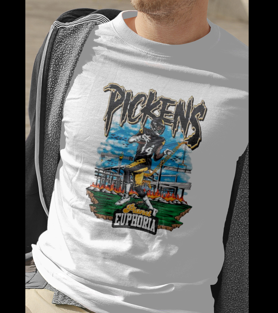 Pickens Planet Euphoria Pittsburgh Steelers NFL T-Shirt