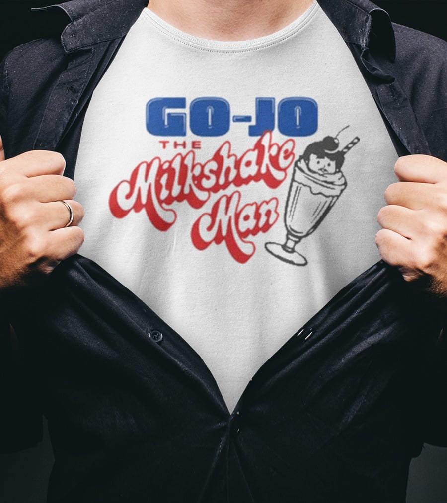 Go Jo The Milkshake Man Retro Style Beverage Lover T-Shirt