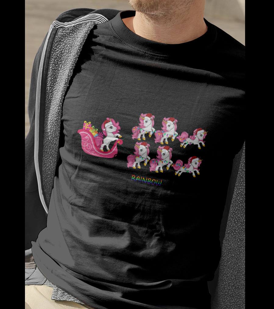 I Am Dreaming Of A Rainbow Christmas T-Shirt