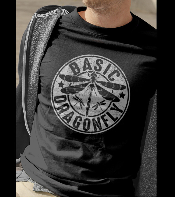 BASIC DRAGONFLY VINTAGE CIRCLE T-Shirt