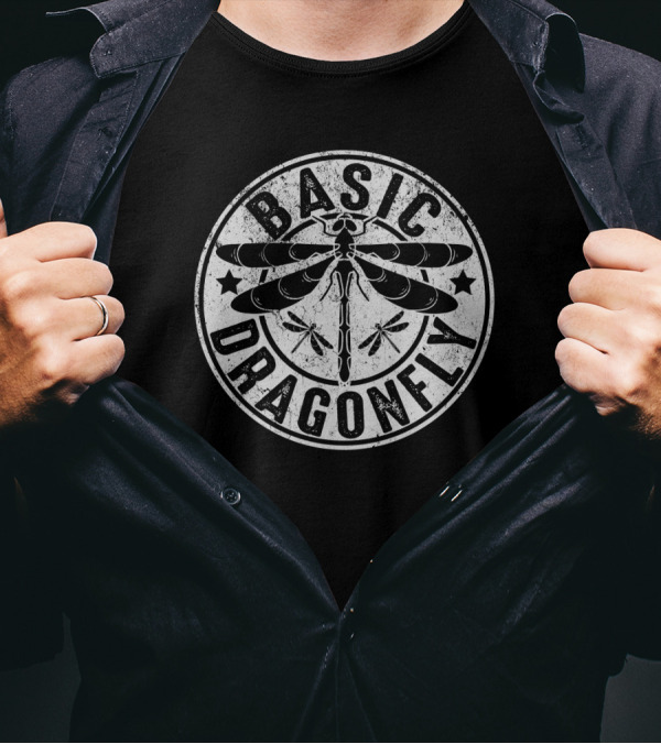 BASIC DRAGONFLY VINTAGE CIRCLE T-Shirt