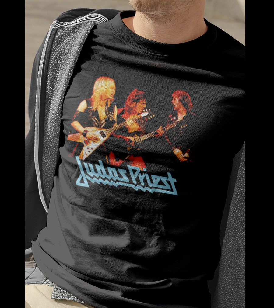 Judas Priest Band British Steeler Concert T-Shirt