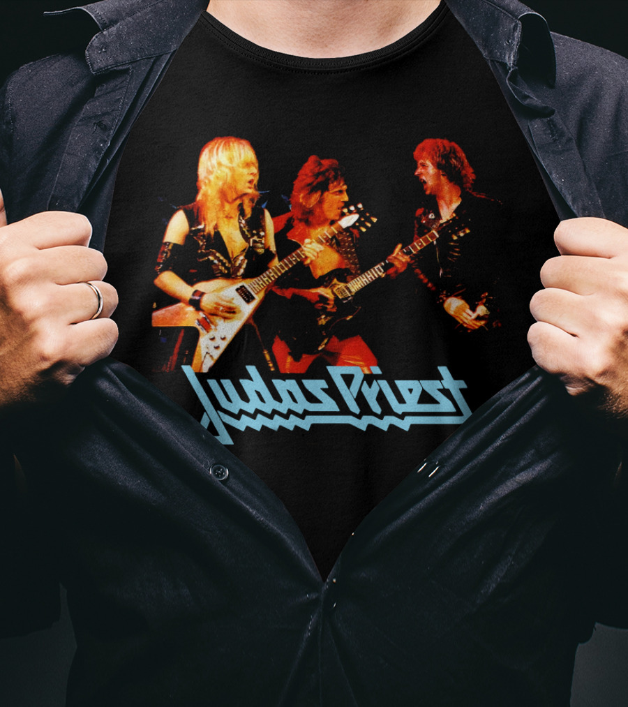 Judas Priest Band British Steeler Concert T-Shirt