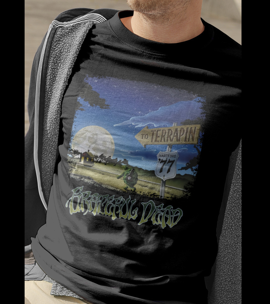 Grateful Dead Terrapin Hartford '77 Moonlit Journey T-Shirt