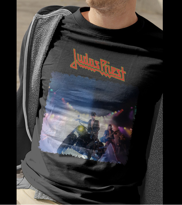 Judas Priest Unleashed In The East Motorcycle Concert Scene T-Shirt