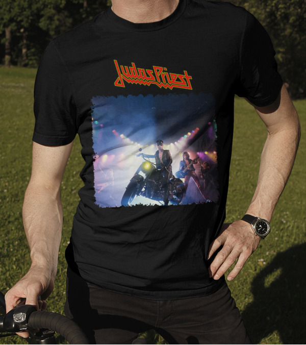 Judas Priest Unleashed In The East Motorcycle Concert Scene T-Shirt