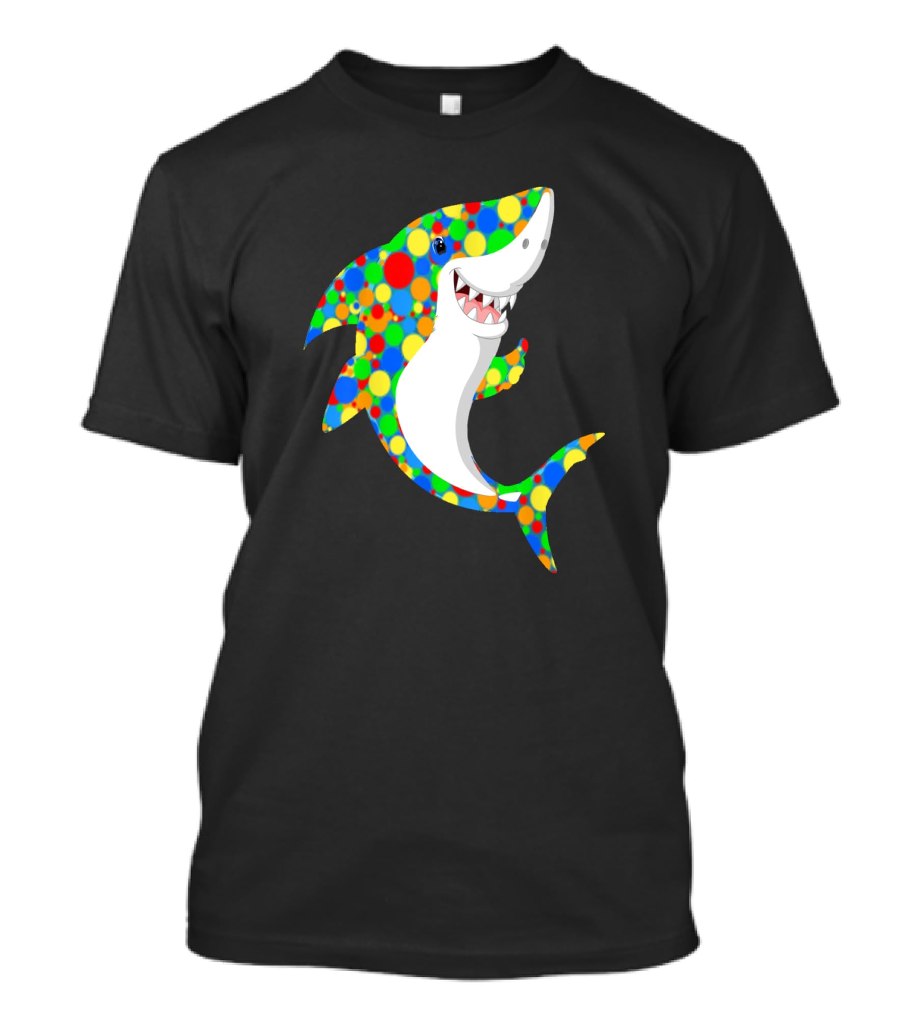 Polka Dot Shark Celebration For International Dot Day T-Shirt
