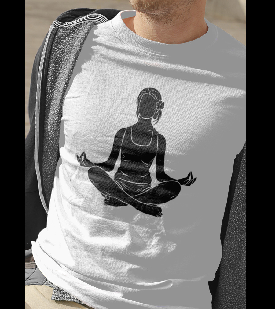 Namast'ay Home Get High Weed Yoga Meditation Pose T-Shirt
