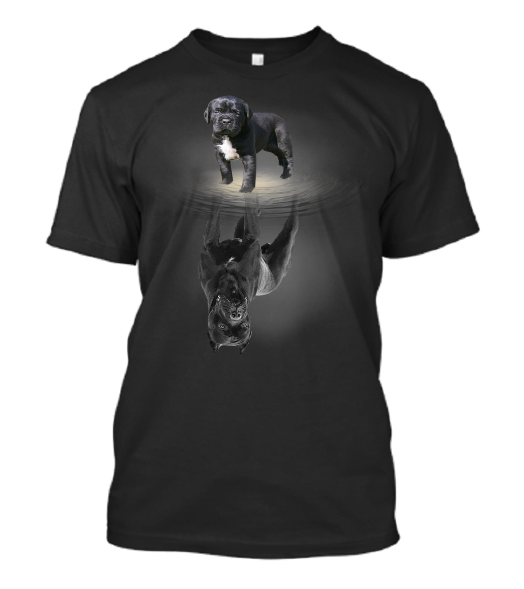 Cane Corso Italian Mastiff Reflection Mirage Visual Concept T-Shirt