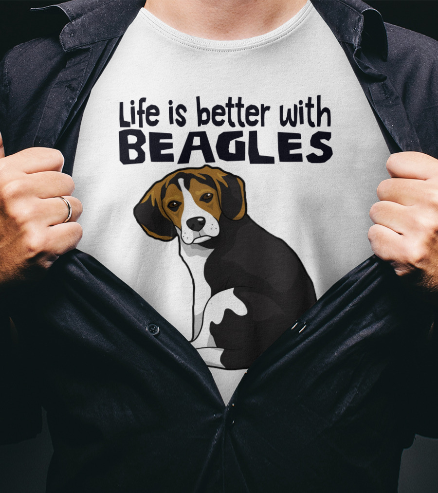Life Is Better With Beagles T-Shirt