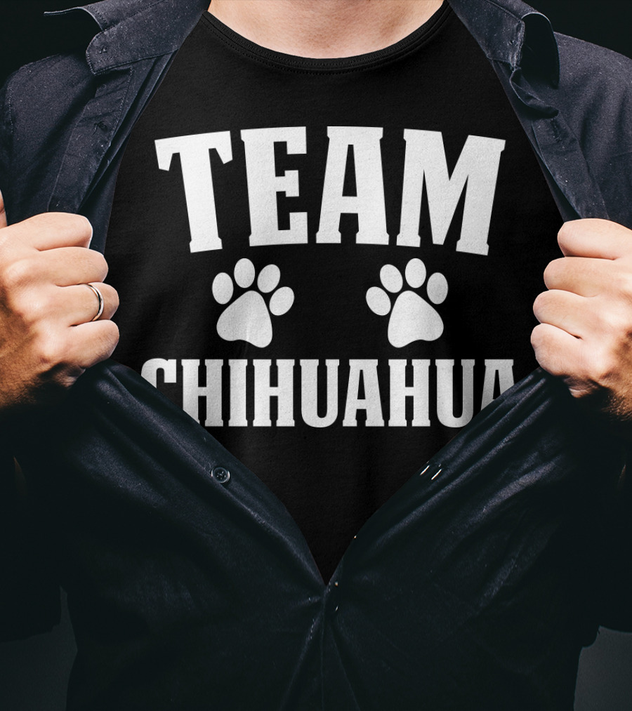 Team Chihuahua Paw Print Loyalty T-Shirt