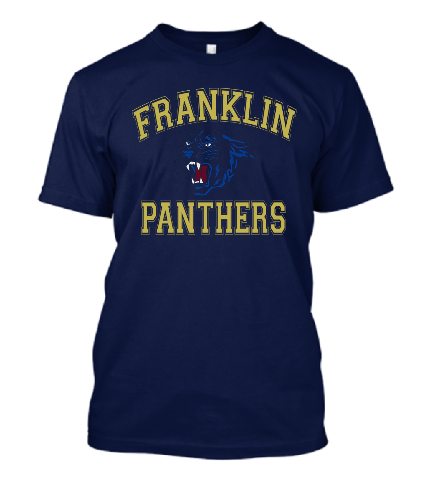 Franklin Panthers Roaring Sports Team Spirit T-Shirt