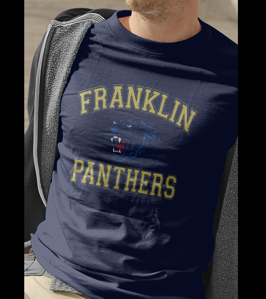 Franklin Panthers Roaring Sports Team Spirit T-Shirt
