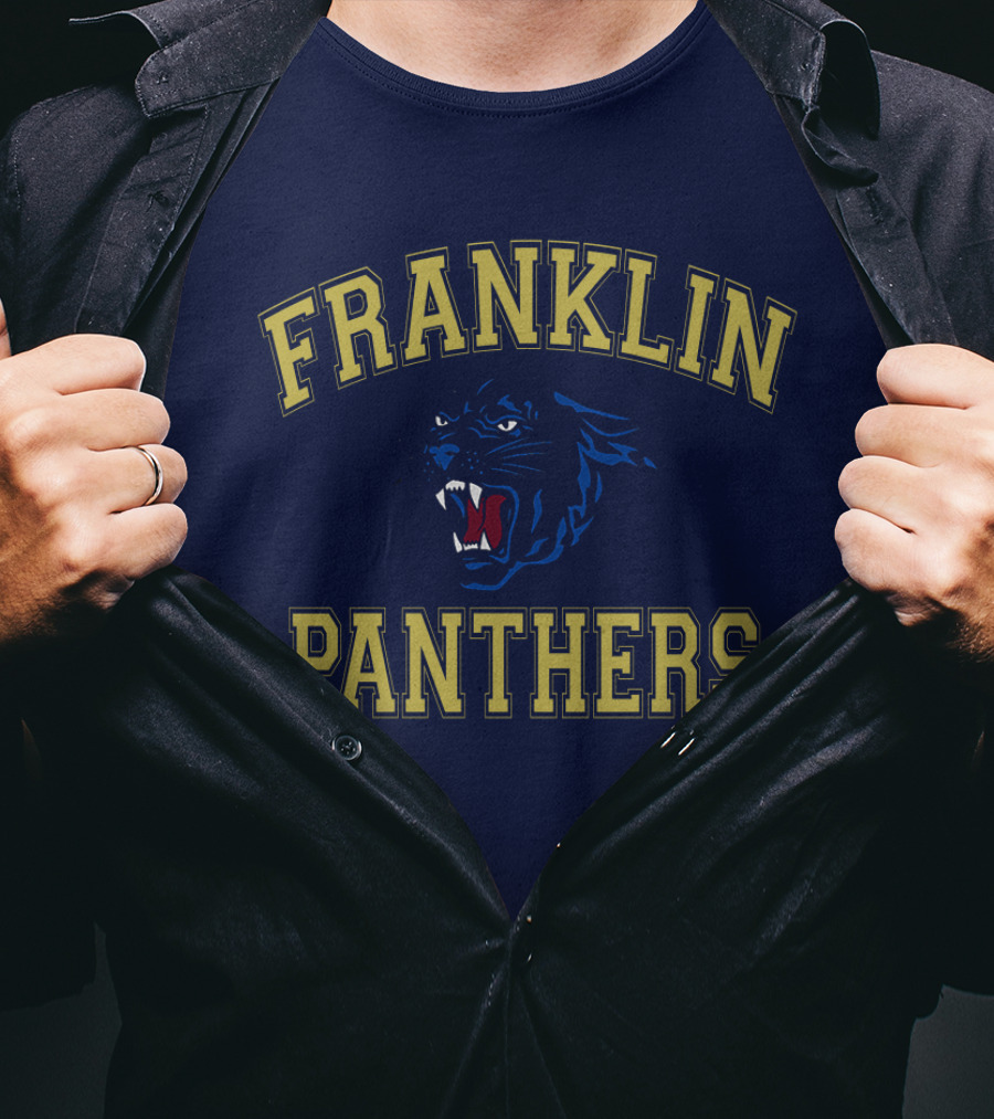 Franklin Panthers Roaring Sports Team Spirit T-Shirt