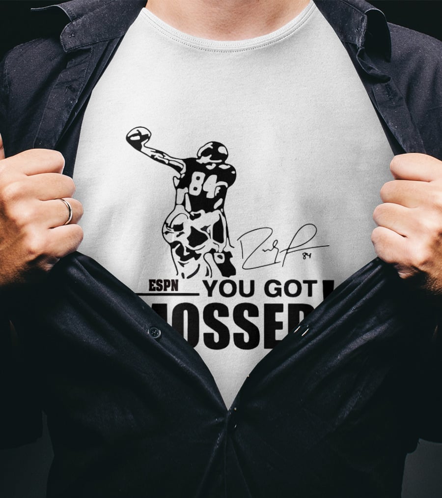 ESPN You Got Mossed 84 Signature Football T-Shirt