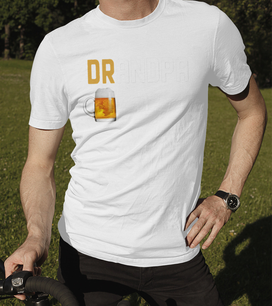 Grandpa Beer Mug DRANDPA Like A Normal Grandpa Only Drinker T-Shirt