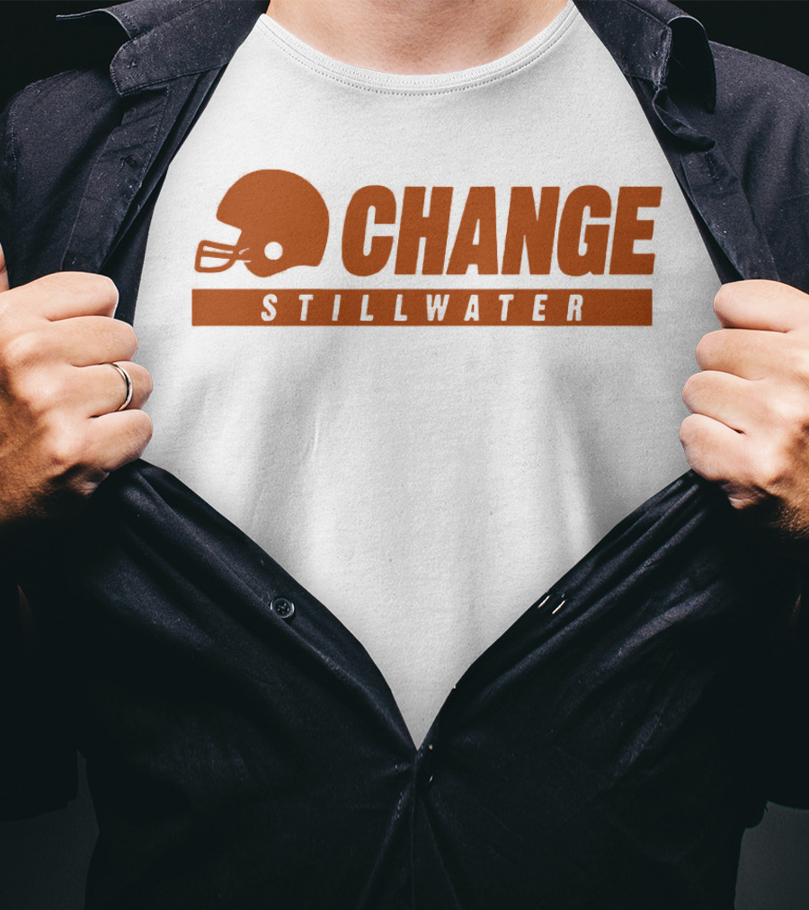 Stillwater Change Football Helmet T-Shirt
