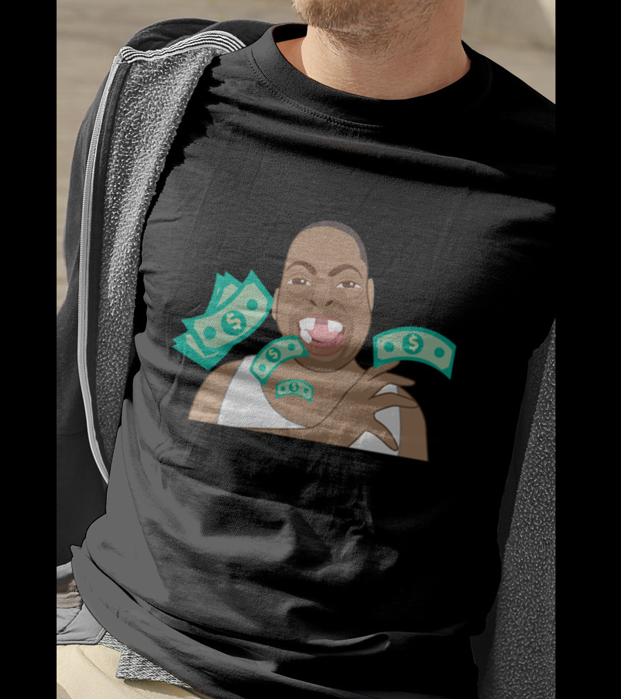 Beetlejuice Throwing Money Howard Stern Fame T-Shirt