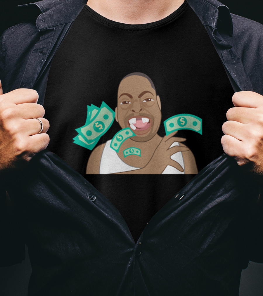 Beetlejuice Throwing Money Howard Stern Fame T-Shirt