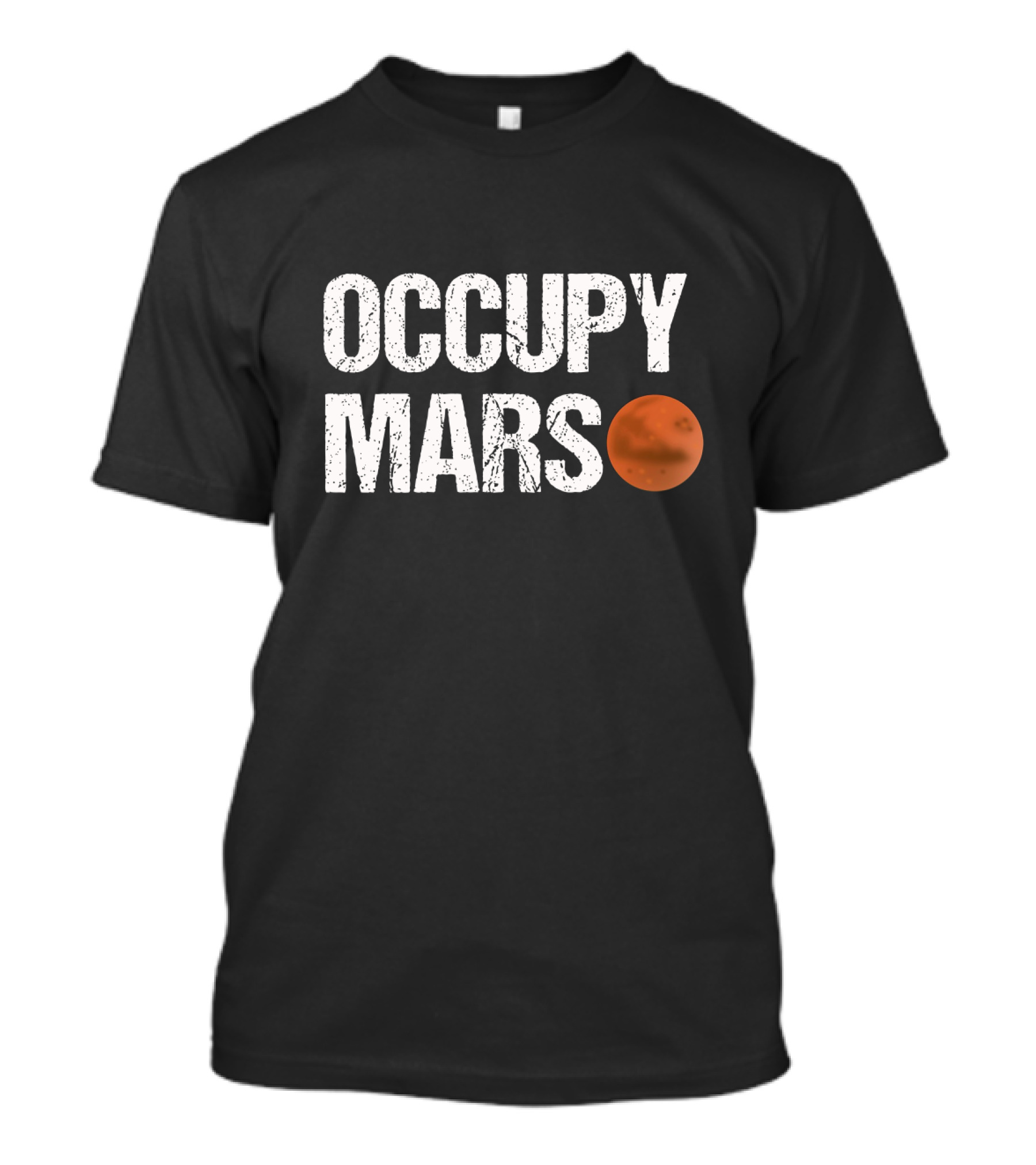 Occupy Mars Red Planet Concept T-Shirt