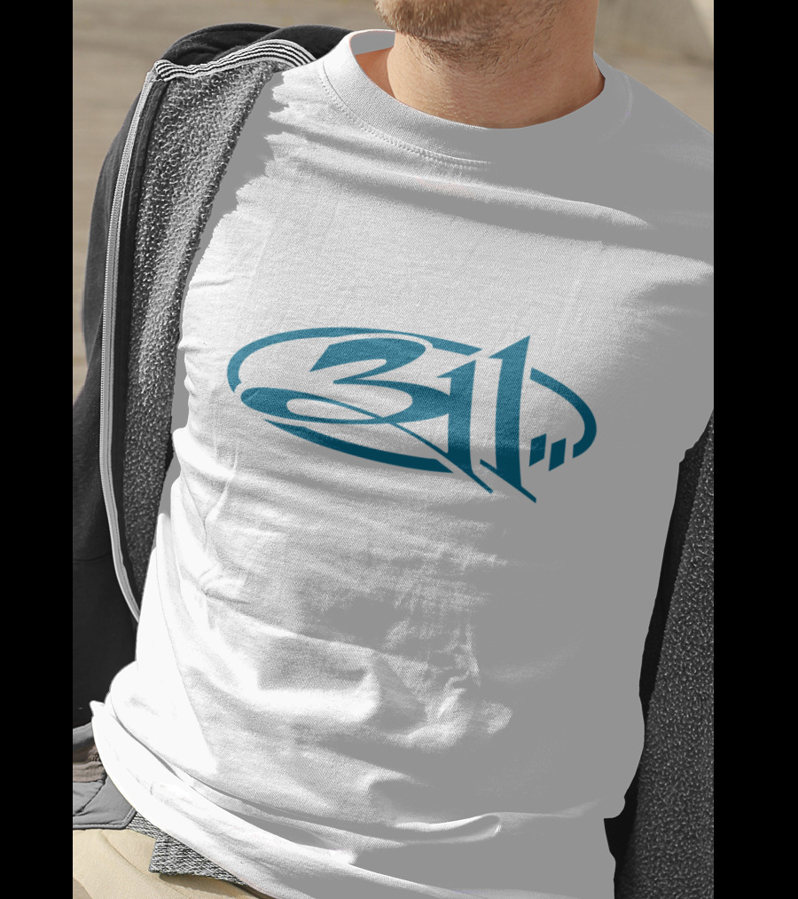 311 Band Logo Iconic Teal Oval T-Shirt