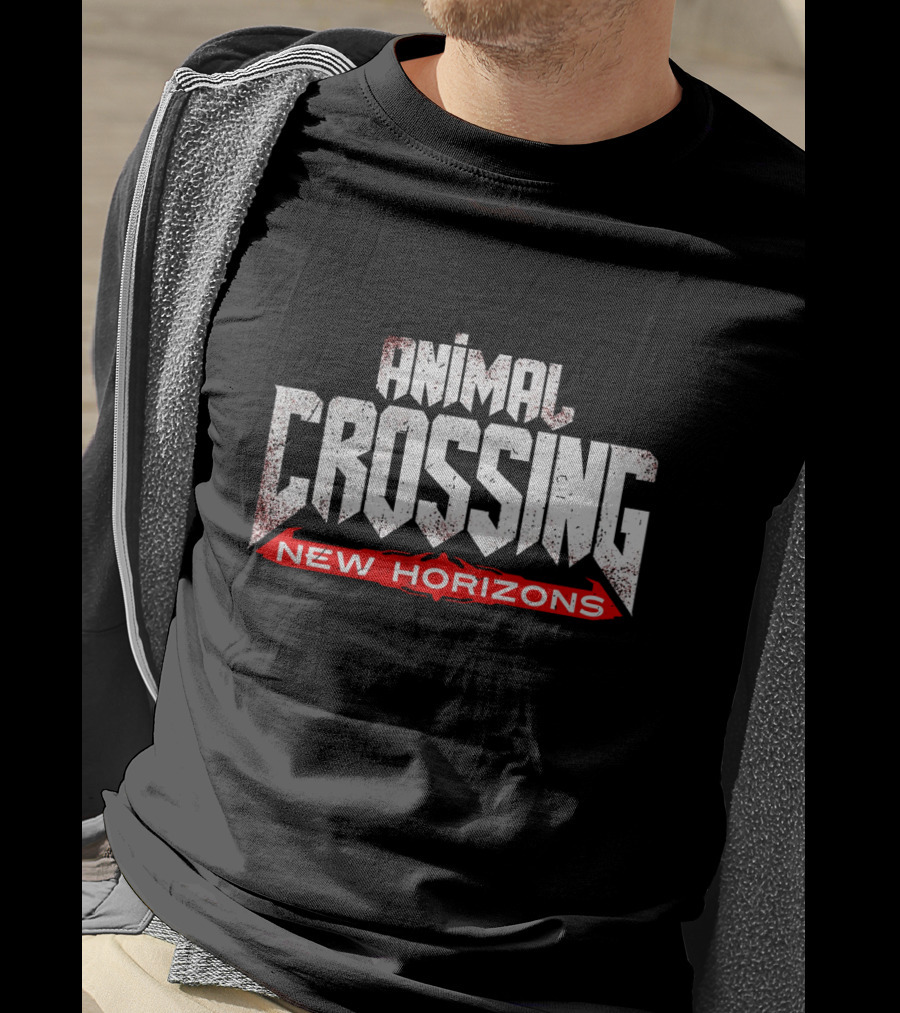 Animal Crossing New Horizons Doom Eternal Crossover T-Shirt