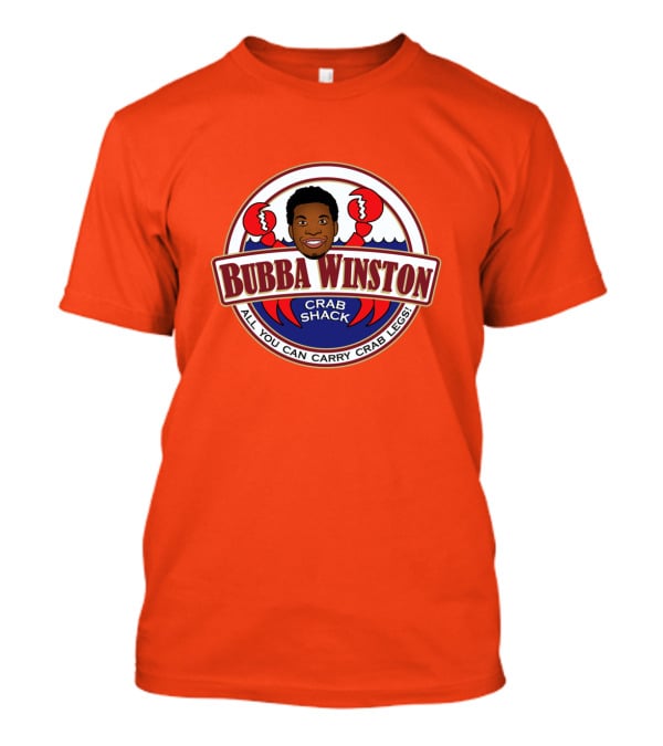 Bubba Winston Crab Shack All You Can Carry Crab Legs T-Shirt
