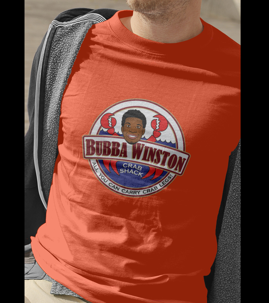 Bubba Winston Crab Shack All You Can Carry Crab Legs T-Shirt