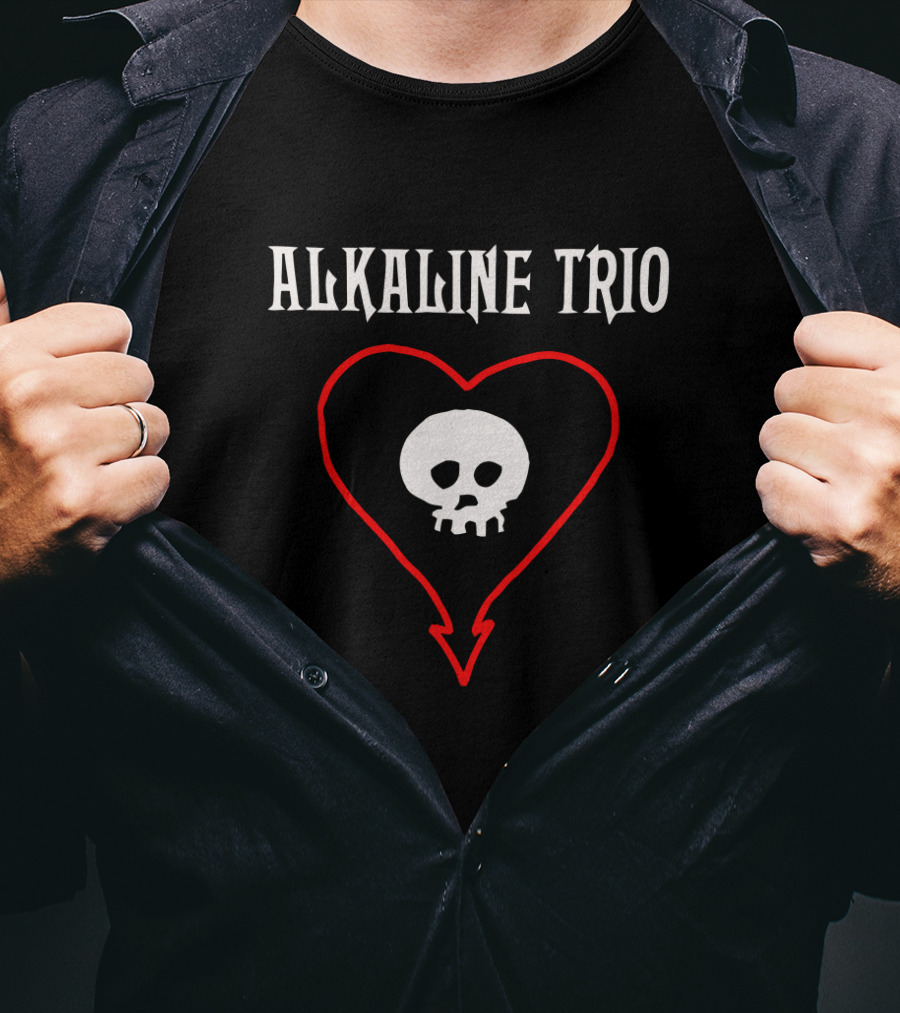 Alkaline Trio Heart Skull T-Shirt