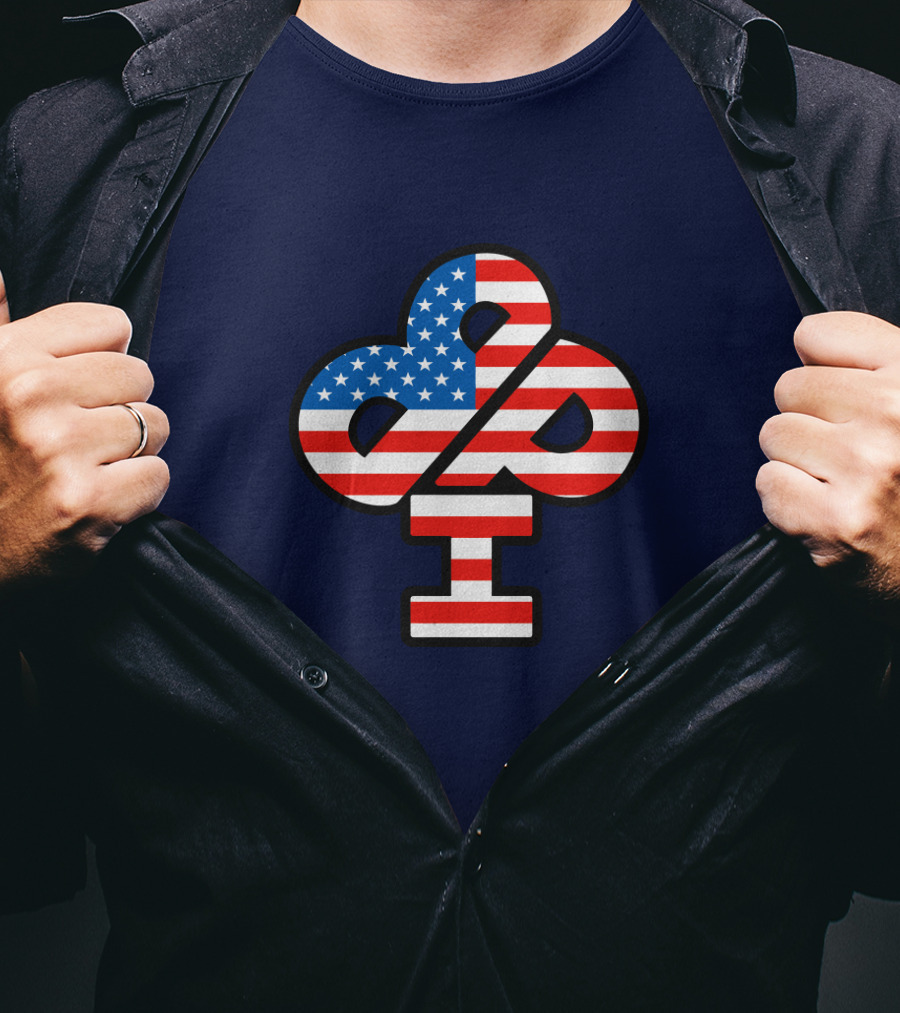 IDubbbz American Flag Logo IBP Merch T-Shirt