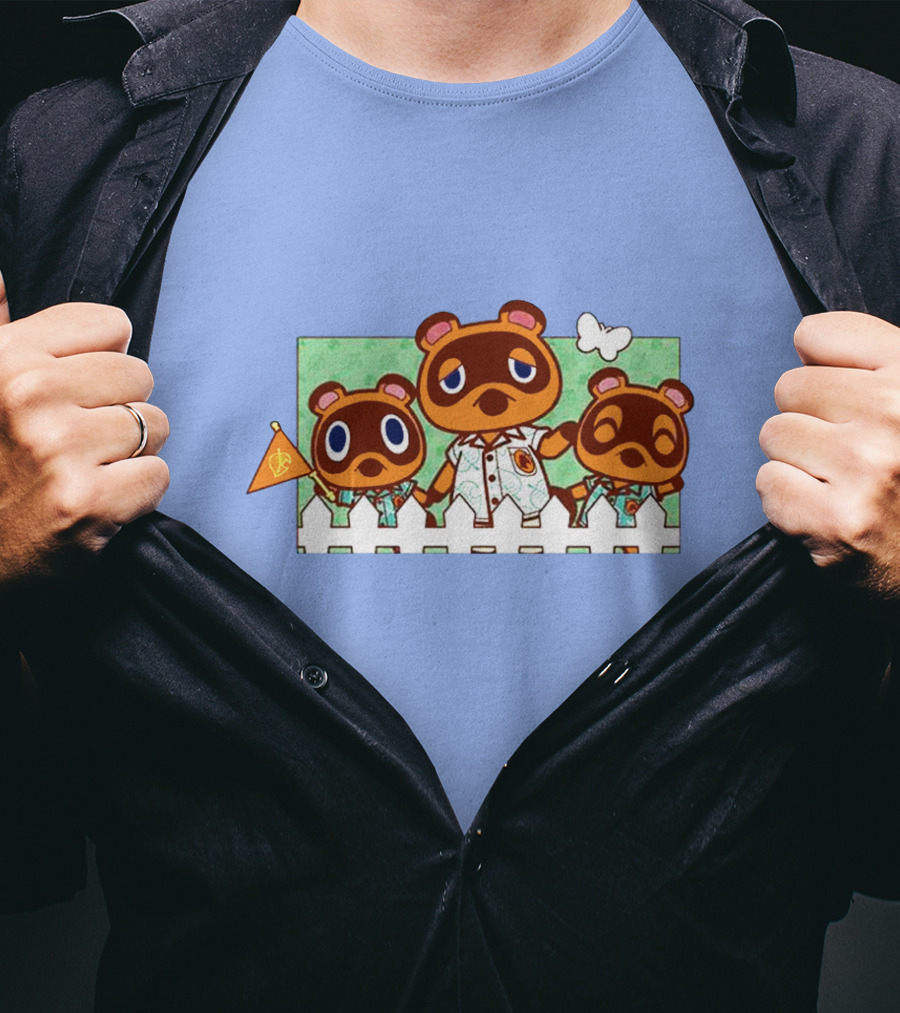 Animal Crossing New Horizons Tom Nook And Timmy And Tommy Trio Merch T-Shirt