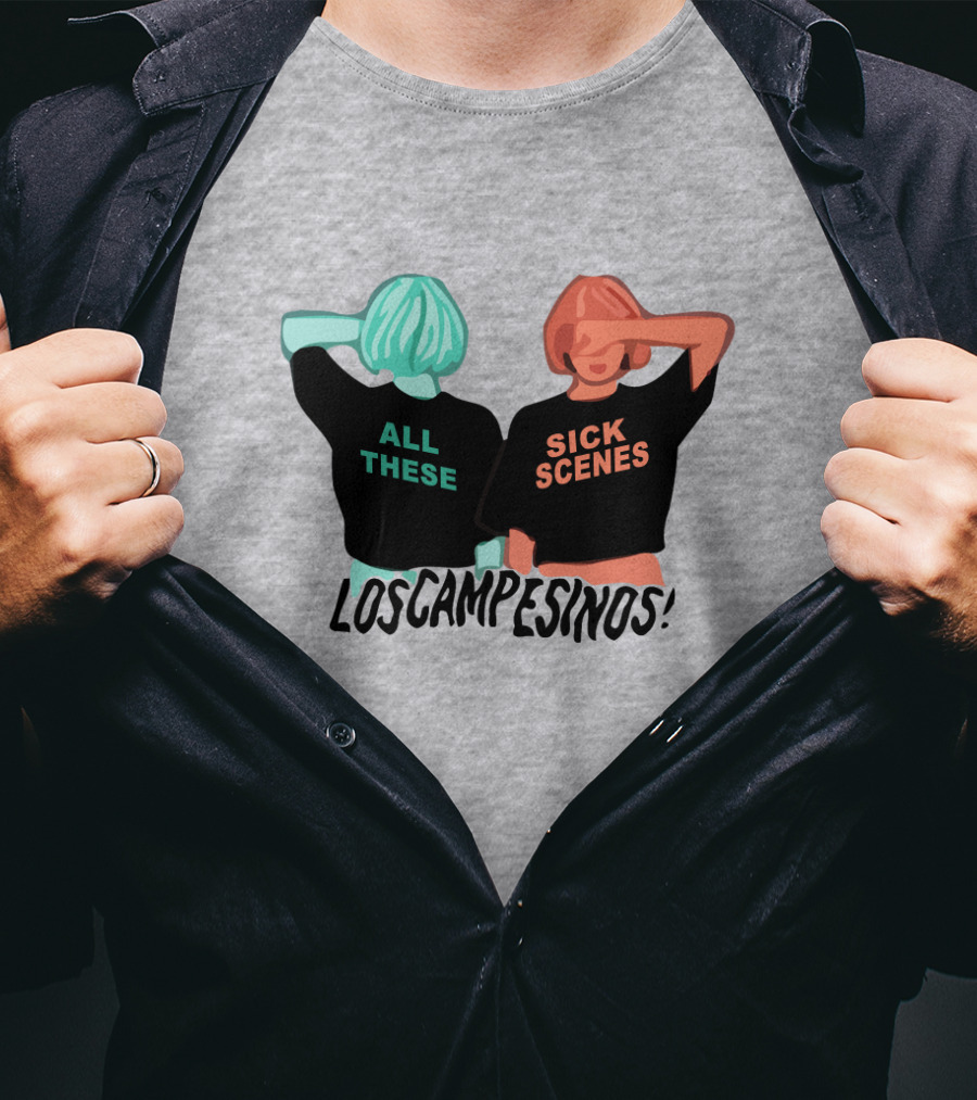 All These Sick Scenes Los Campesinos Wilbur Soot Merch T-Shirt