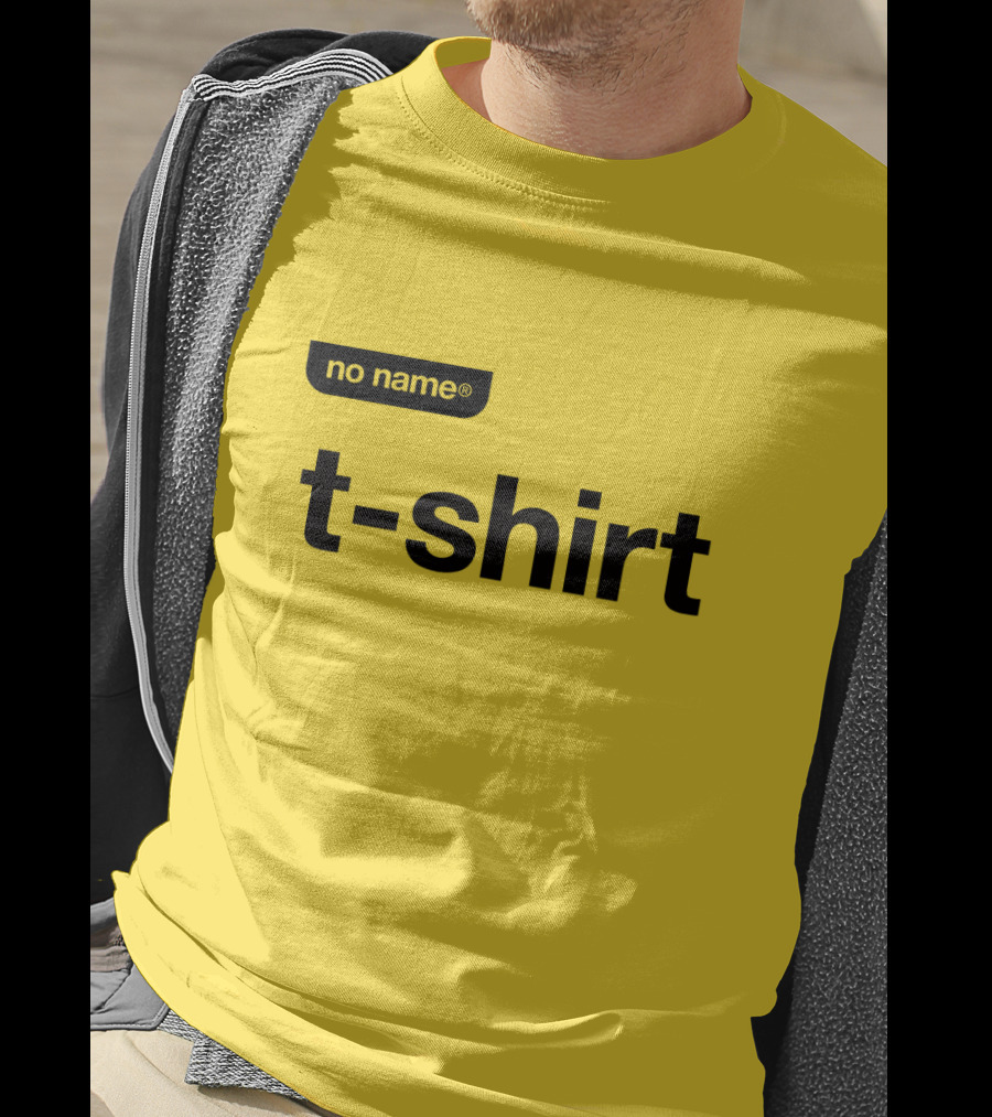 No Name T-Shirt Label Minimalist T-Shirt