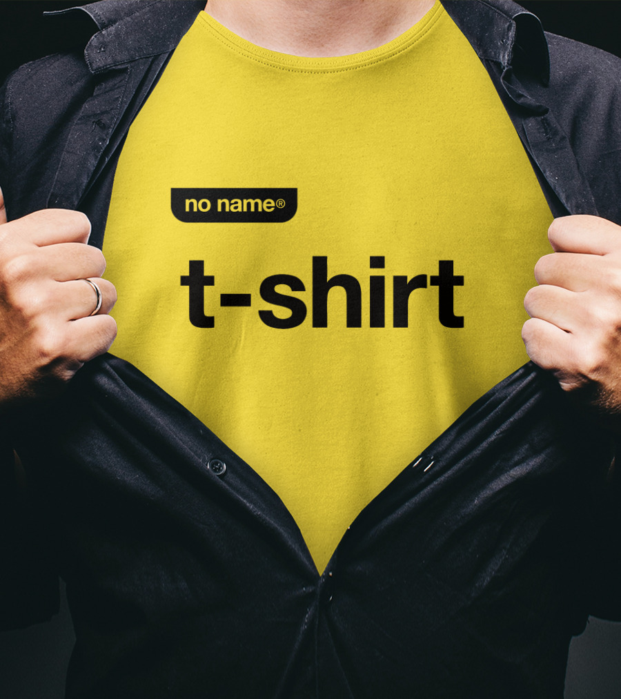 No Name T-Shirt Label Minimalist T-Shirt