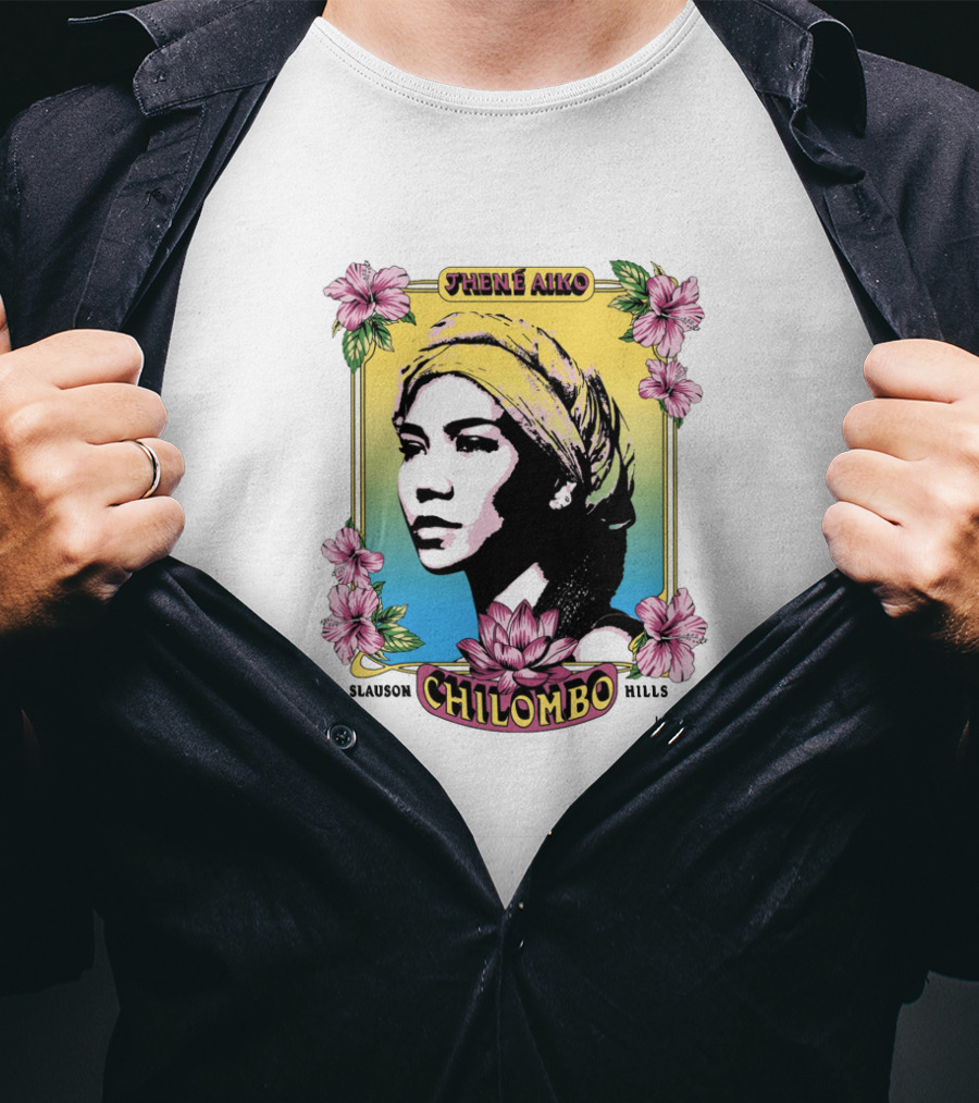 Jhené Aiko Chilombo Slauson Hills Floral T-Shirt