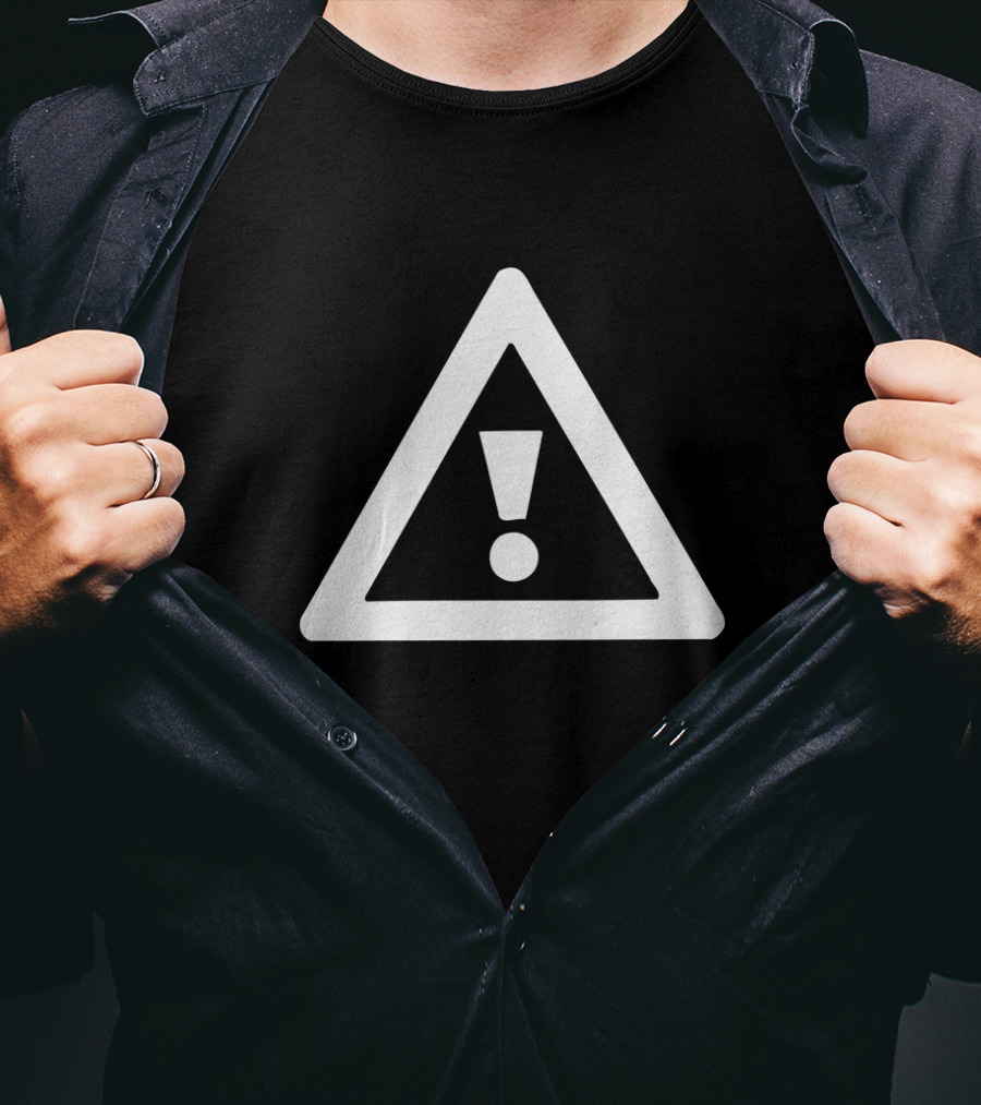 Flosstradamus Warning Triangle Exclamation Icon Merchandise T-Shirt