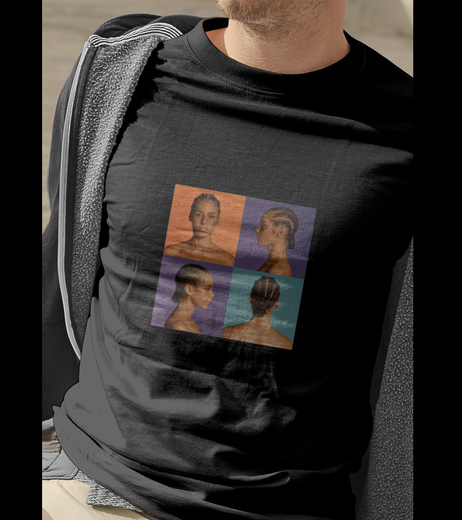 Alicia Keys As I Am Album Cover Quadrants T-Shirt