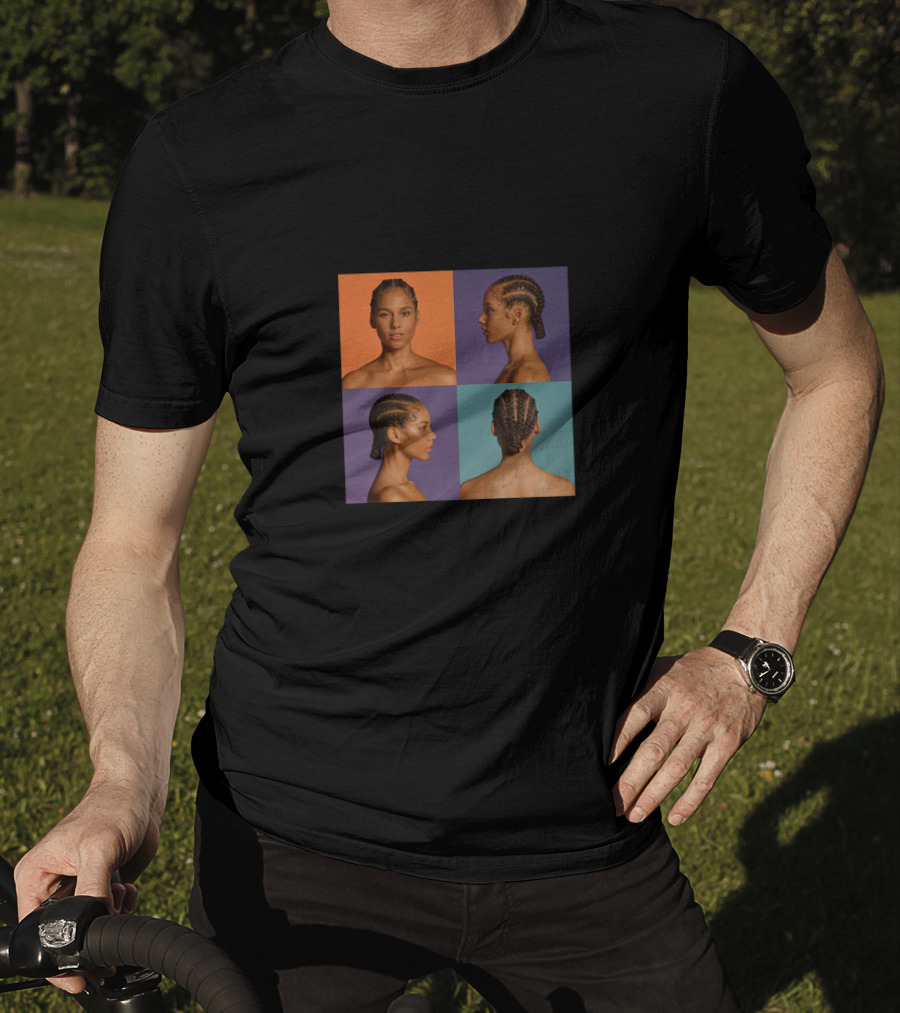 Alicia Keys As I Am Album Cover Quadrants T-Shirt