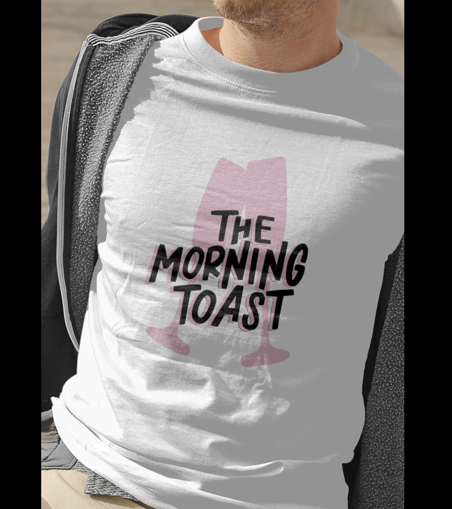 The Morning Toast Pink Glasses Logo Merch T-Shirt